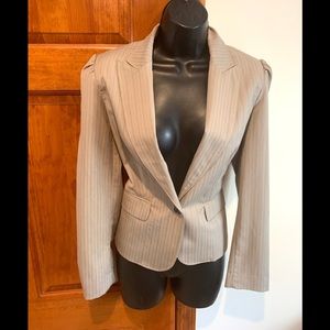 THE LIMITED Pinstripe Button Blazer Jacket Sz 4